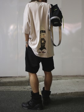 「SUPERTHANKS」｜「アイテム（バッグ）」を使った、AOKIFLASH‼︎!さん（メンズ・166cm）の夏コーディネート