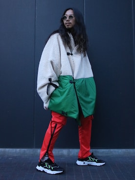 「SUPERTHANKS」｜「アイテム（スニーカー）」を使った、AOKIFLASH‼︎!さん（メンズ・166cm）の秋コーディネート
