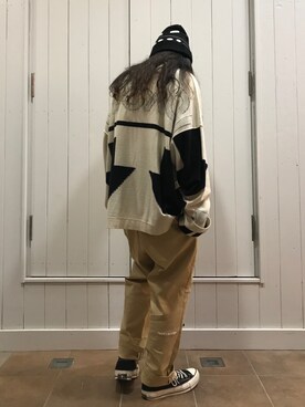 「A-COLD-WALL*（アコールドウォール）のアイテム（帽子）」を使った、AOKIFLASH‼︎!さん（メンズ・166cm）の秋コーディネート