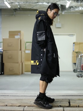 「ROYAL FLASH（ロイヤルフラッシュ）のアイテム（スウェット）」を使った、AOKIFLASH‼︎!さん（メンズ・166cm）の冬コーディネート