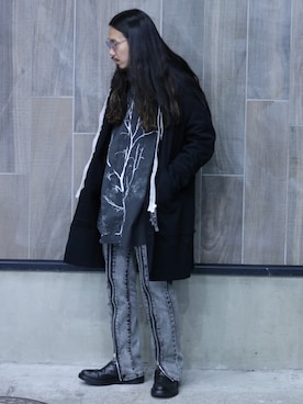 「Azuma.（アズマ）のアイテム（トップス）」を使った、AOKIFLASH‼︎!さん（メンズ・166cm）の冬コーディネート