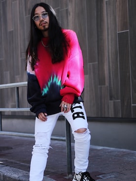 「RtA（アールティーエー）のアイテム」を使った、AOKIFLASH‼︎!さん（メンズ・166cm）の春コーディネート