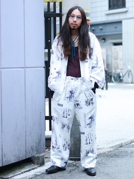 「Azuma.（アズマ）のアイテム（ジャケット/アウター）」を使った、AOKIFLASH‼︎!さん（メンズ・166cm）の春コーディネート
