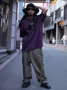 「A-COLD-WALL*（アコールドウォール）のアイテム（帽子）」を使った、AOKIFLASH‼︎!さん（メンズ・166cm）の春コーディネート