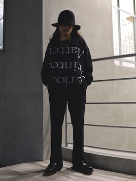 「ISAMU KATAYAMA BACKLASH（イサムカタヤマバックラッシュ）のアイテム（ブーツ）」を使った、AOKIFLASH‼︎!さん（メンズ・166cm）の秋コーディネート