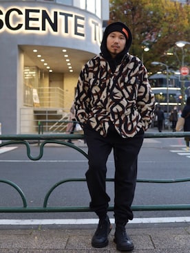 「READYMADE（レディメイド）のアイテム（パンツ）」を使った、AOKIFLASH‼︎!さん（メンズ・166cm）の秋コーディネート