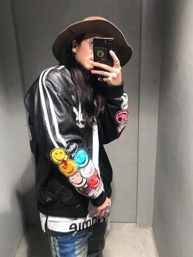 「ISAMU KATAYAMA BACKLASH（イサムカタヤマバックラッシュ）のアイテム（帽子）」を使った、AOKIFLASH‼︎!さん（メンズ・166cm）の冬コーディネート