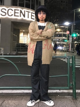 「BOW WOW（バウワウ）のアイテム（帽子）」を使った、AOKIFLASH‼︎!さん（メンズ・166cm）の冬コーディネート