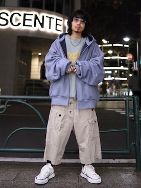 「A.A.Spectrum（エーエースペクトラム）のアイテム」を使った、AOKIFLASH‼︎!さん（メンズ・166cm）の冬コーディネート
