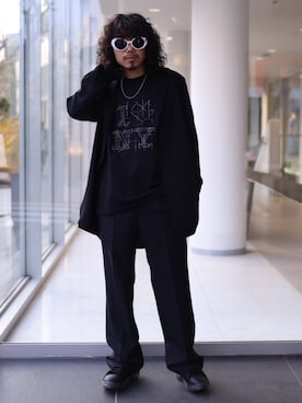 「TAKAHIROMIYASHITATheSoloIst.（タカヒロミヤシタザソロイスト）のアイテム（トップス）」を使った、AOKIFLASH‼︎!さん（メンズ・166cm）の春コーディネート