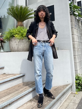 「IVXLCDM（アイヴィーエックスエルシーディエム）のアイテム」を使った、AOKIFLASH‼︎!さん（メンズ・166cm）の春コーディネート