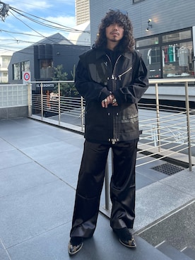 「TAKAHIROMIYASHITATheSoloIst.（タカヒロミヤシタザソロイスト）のアイテム（トップス）」を使った、AOKIFLASH‼︎!さん（メンズ・166cm）の春コーディネート