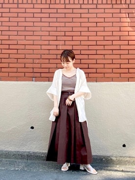 「KBF（ケイビーエフ）のアイテム（サンダル）」を使った、ogaさん（レディース・147cm）の春コーディネート