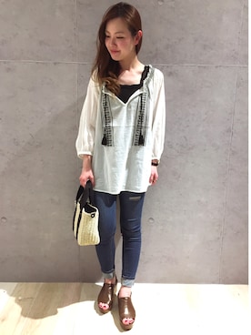 risaさん（レディース・155cm）の春コーディネート