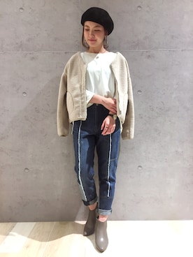 「ブーティ」｜risaさん（レディース・155cm）の秋コーディネート