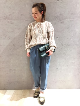 risaさん（レディース・155cm）の冬コーディネート