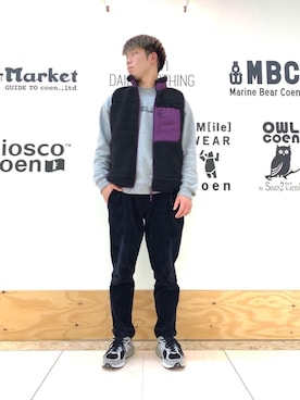 「coen（コーエン）のアイテム」を使った、coen ひぐちさん（メンズ・177cm）の秋コーディネート