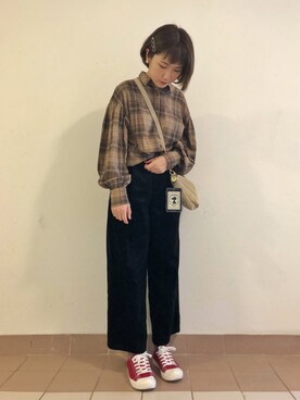 KEROYO使用「Lee（【Lee×SMIRNASLI】Tote&Shoulder Set）」的時尚穿搭