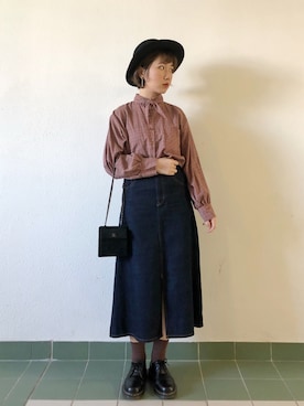 「chuu（チュー）のアイテム（アクセサリー）」を使った、KEROYOさん（レディース・167cm）の秋コーディネート