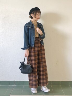 「【ACCESSORIES】（アクセサリーズ）のアイテム」を使った、KEROYOさん（レディース・167cm）の冬コーディネート