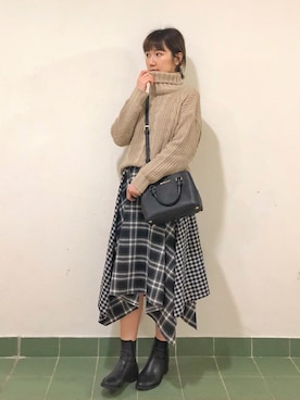 KEROYOさん(レディース・167cm)の冬コーディネート