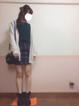 mint tea🦢🍃さん（レディース・166cm）の冬コーディネート