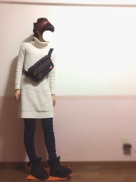 mint tea🦢🍃さん（レディース・166cm）の冬コーディネート