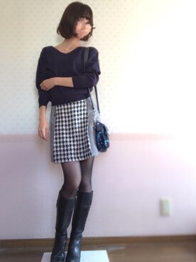 Lily Brown(リリーブラウン)の「サイドレースアップ台形スカート Lily Brown(リリーブラウン)の「サイドレースアップ台形スカート