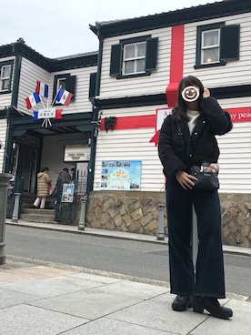 「Kenneth Cole（ケネスコール）のアイテム」を使った、yukiさん（レディース・160cm）の冬コーディネート