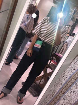 「JIB（ジブ）のアイテム（バッグ）」を使った、yukiさん（レディース・160cm）の夏コーディネート