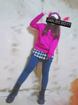 「K（陶芸）（ケイ）のアイテム」を使った、Han✨©さん（レディース・165cm）の冬コーディネート