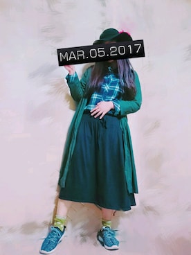 「NET（ネット）のアイテム（その他アウター）」を使った、Han✨©さん（レディース・165cm）の春コーディネート