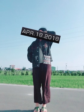 「Sunnyday」｜「アイテム（ジャケット/アウター）」を使った、Han✨©さん（レディース・165cm）の春コーディネート