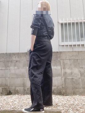 「Antgauge（アントゲージ）のアイテム（オールインワン・サロペット）」を使った、tyantyさん（レディース・167cm）の秋コーディネート