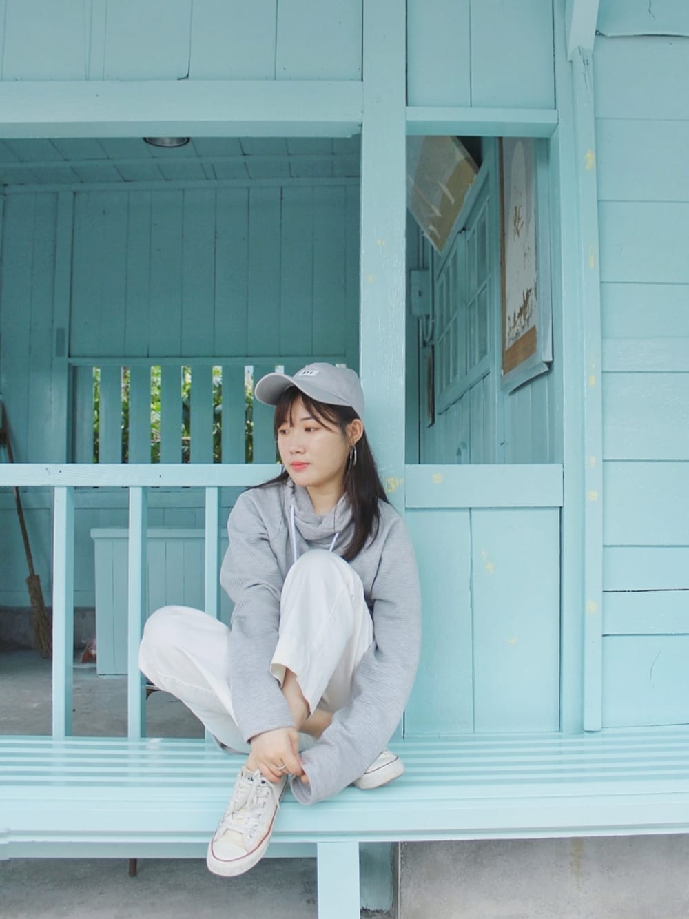 「Taiwan」｜「H&Mのアイテム（ドレス、グレー系）」を使った、skz_156さん（レディース・154cm）の秋コーディネートの1枚目の写真