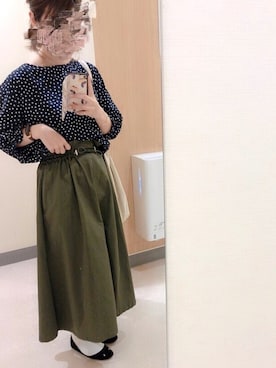 「アイテム（バングル/リストバンド）」を使った、yayoiさん（レディース・160cm・20代）の春コーディネート