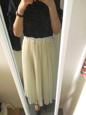 「E hyphen world gallery（イーハイフンワールドギャラリー）のアイテム（ワンピース、ブラック系）」を使った、ルイズさん（レディース・154cm）の夏コーディネート