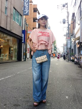 「little sunny bite」｜「アイテム（財布/小物）」を使った、nanae  sakataさん（レディース・153cm）の夏コーディネート