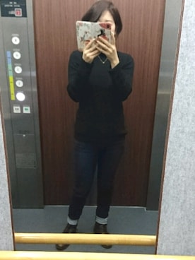 「リエディ(Re:EDIT)」｜keikoさん（レディース・162cm）の冬コーディネート