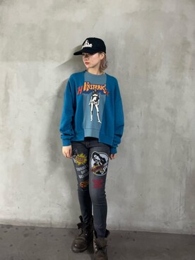 「でにむ」｜「アイテム（スウェット）」を使った、sakurakoさん（レディース・158cm）の冬コーディネート