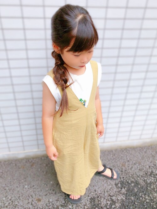 こったん Global Workのつなぎ オールインワンを使ったコーディネート Wear