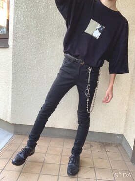 ウォレットチェーンを使った 女子ウケ の人気ファッションコーディネート Wear