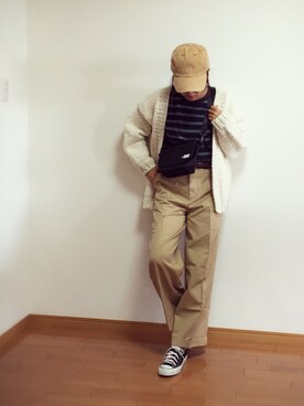 「コーデュロイキャップ」｜tamiさん（レディース・159cm）の秋コーディネート