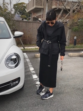「ハラチ」｜「アイテム（ブルゾン）」を使った、tamiさん（レディース・159cm）の冬コーディネート