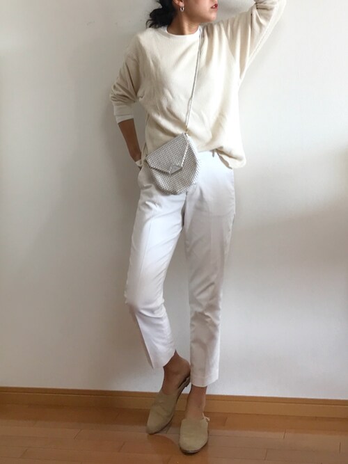 Tami ユニクロのアンクル クロップド ショートパンツを使ったコーディネート Wear