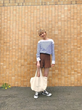 「chico_（チコ）のアイテム」を使った、イシカワハルナさん（レディース・166cm）の春コーディネート