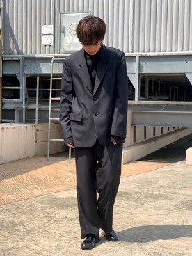 「lot holon（ロットホロン）のアイテム」を使った、クリワキタカヒロさん（メンズ・172cm）の夏コーディネート