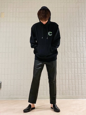 「CLOT（クロット）のアイテム」を使った、クリワキタカヒロさん（メンズ・172cm）の秋コーディネート