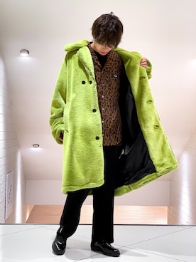 「SYU.HOMME/FEMM（シュウ）のアイテム（ジャケット/アウター）」を使った、クリワキタカヒロさん（メンズ・172cm）の秋コーディネート
