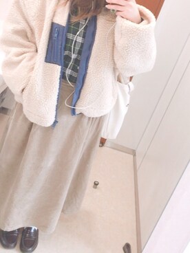 「HARUTA」｜「アイテム（ブルゾン）」を使った、ハナミズキさん（レディース・153cm）の秋コーディネート